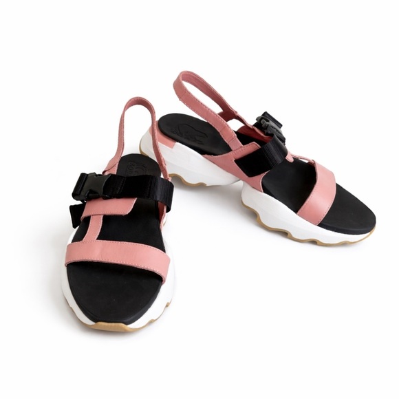 Sorel Shoes - Sorel Kinetic Impact Sling Sandals Eraser Pink Platform | Women’s 10